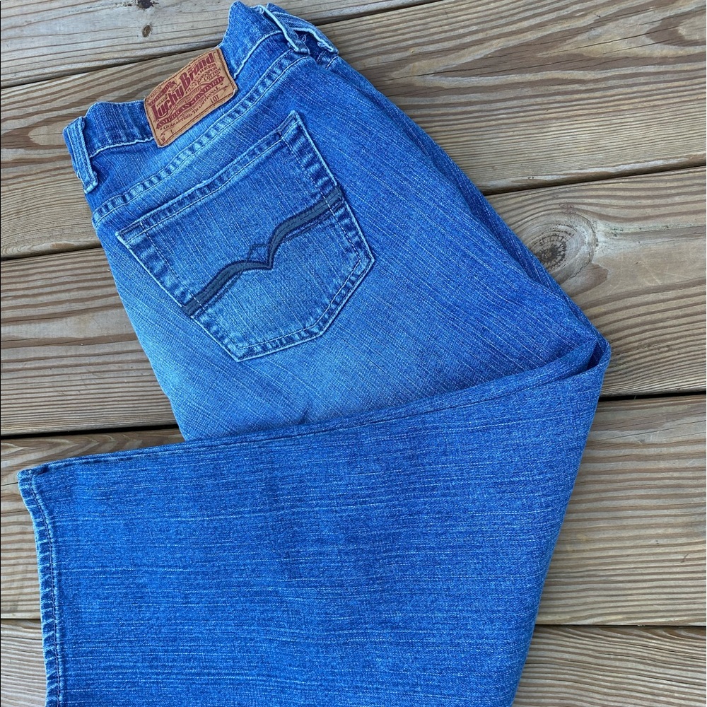 Lucky Brand Classic Rider Crop Capri Jeans